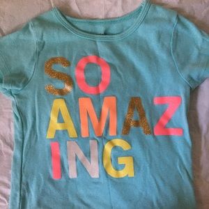 Girls So Amazing 4t cotton t shirt
